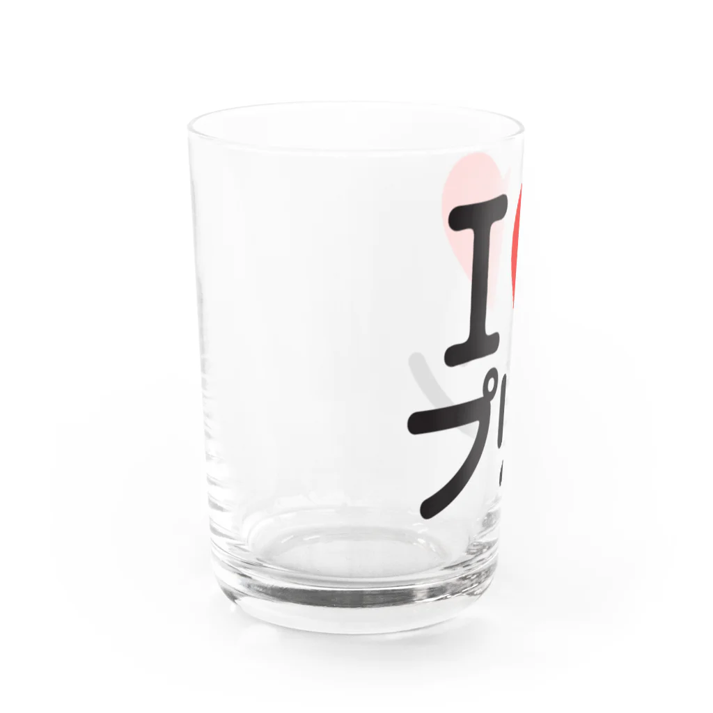 I LOVE SHOPのI LOVE プリン Water Glass :left