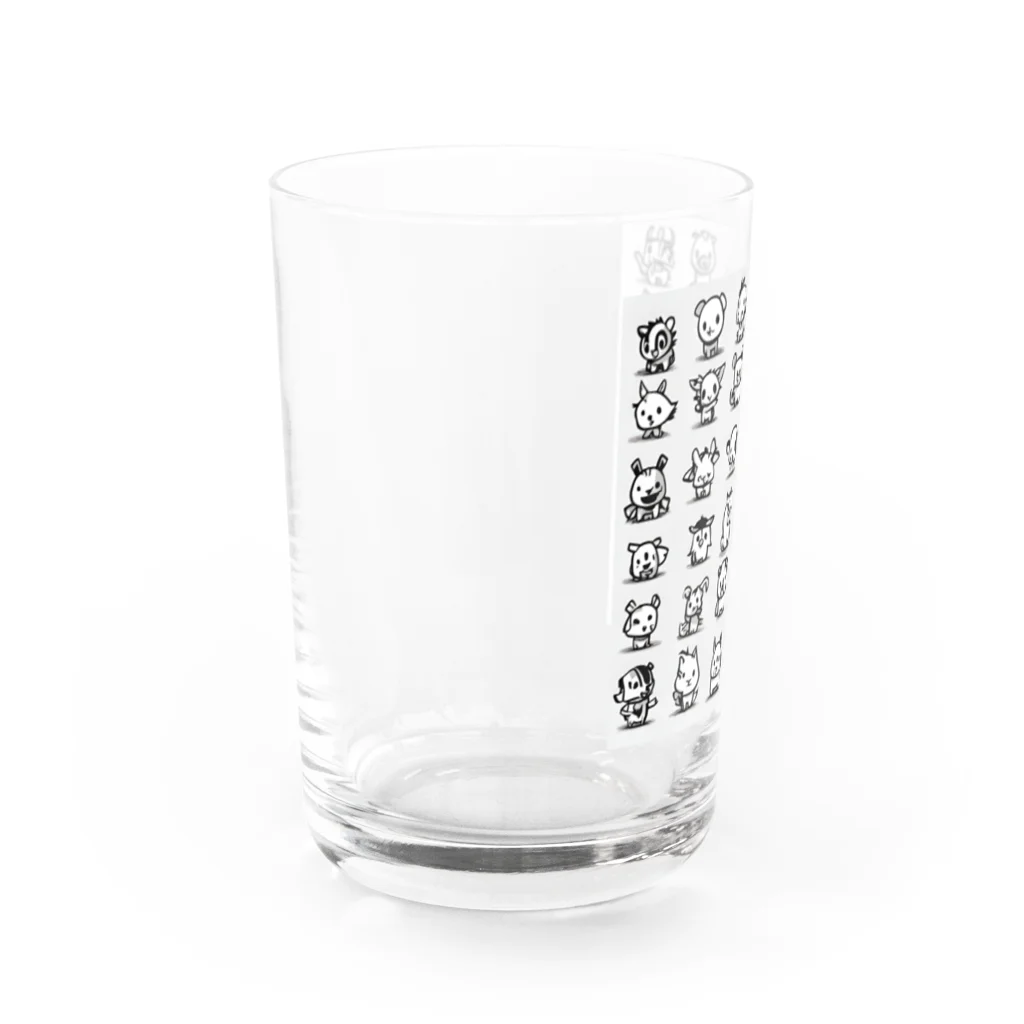 ＤＲＧ　Art Boxのゆるアニ⭐︎アベンジャーズ Water Glass :left