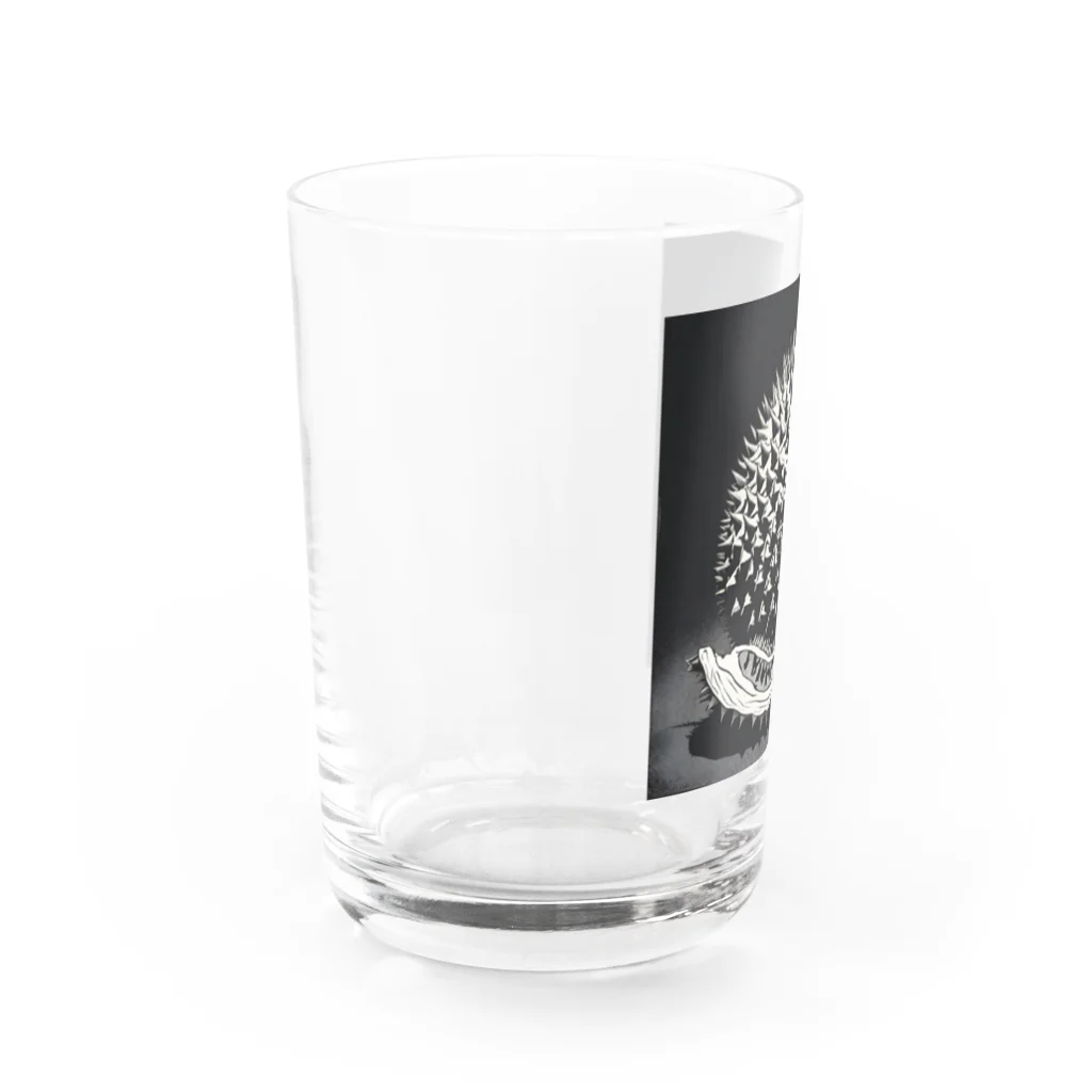 alphayouのホラーデザインドリアン Water Glass :left