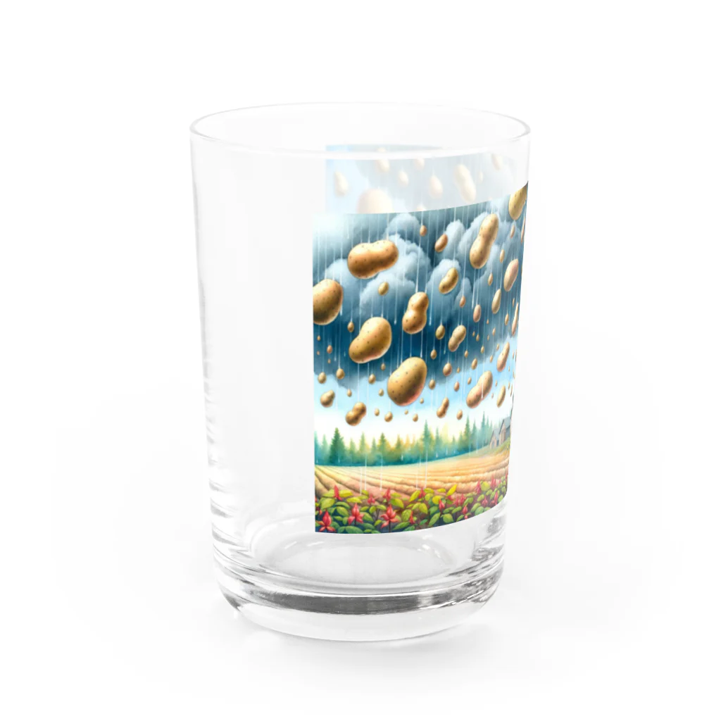 ねこ鉄道の芋降り猫 Water Glass :left