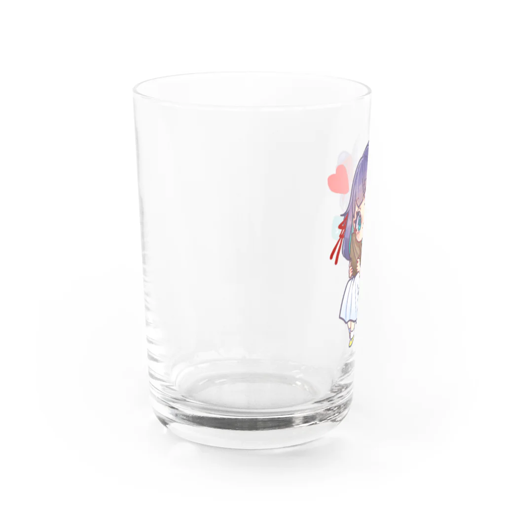 🍖のにく(澄ちゃんイラスト) Water Glass :left