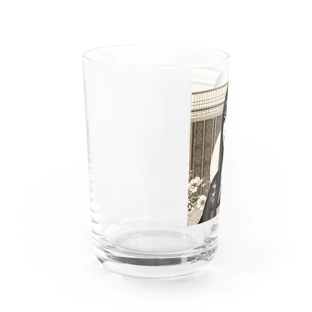 みそきなこ屋の和風美人2 Water Glass :left