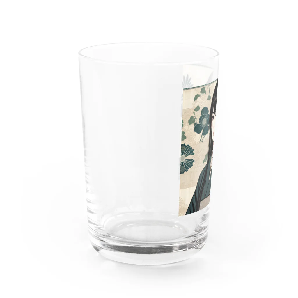 みそきなこ屋の和風美人3 Water Glass :left