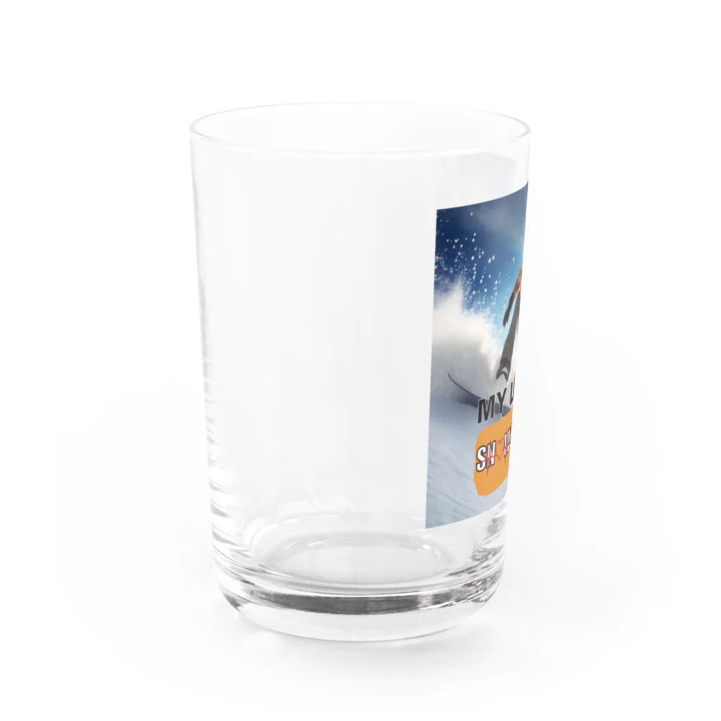 ArtDesignWorksのスノーボードスポーツ Water Glass :left