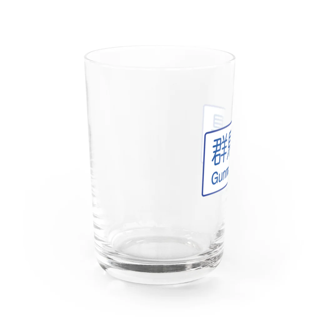 ZEUSJAPANの群馬県 Water Glass :left