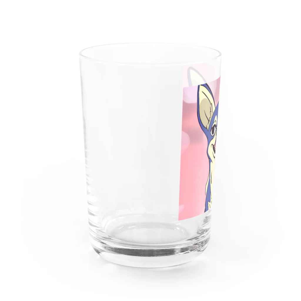 kuchibueyaのチワワ　 Water Glass :left