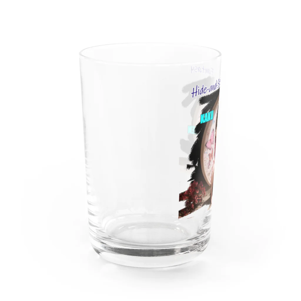 SORASIDER.MONO（そらさいだあ・どっと・もの）のかくれんぼ　Hide-and-Seek Water Glass :left