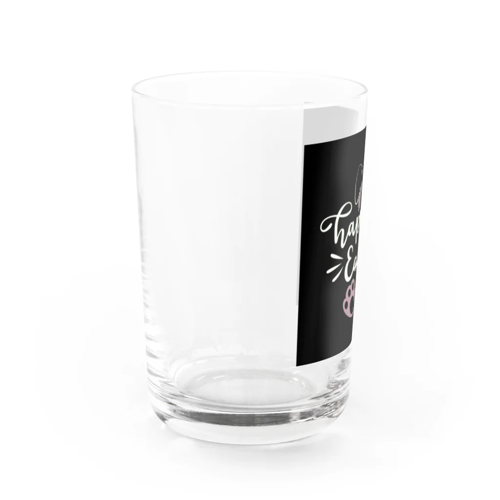 ミロク屋のハッピーウサギ Water Glass :left