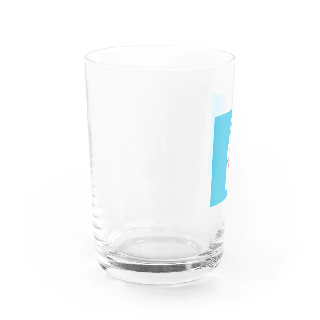 miyUSHIのmiyUSHI牛乳瓶BLUE Water Glass :left