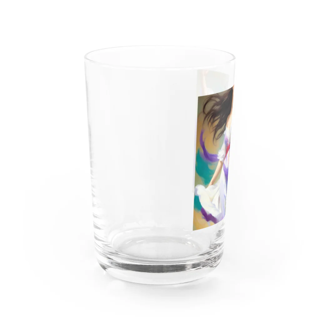 ZZRR12のエーテルの踊り手 - Ethereal Elegance Water Glass :left