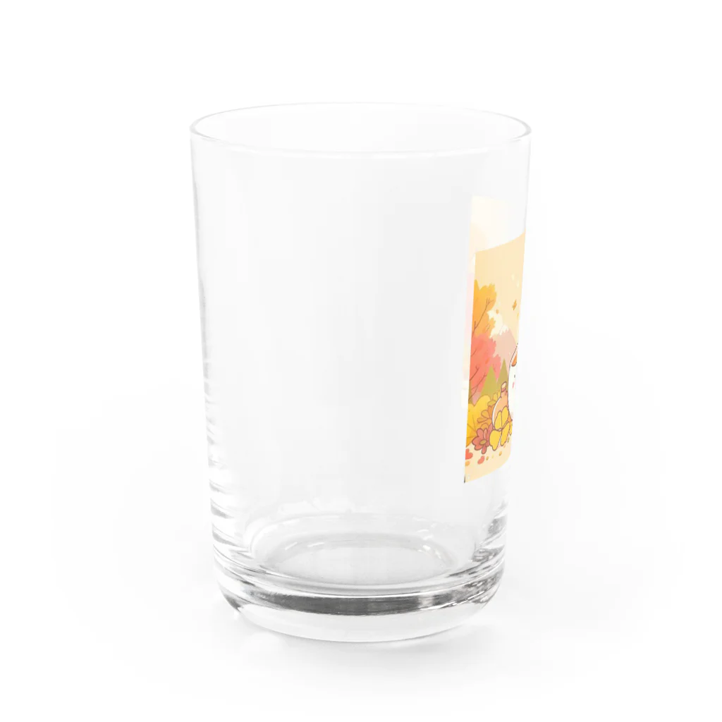 chapinnuのイチョウと紅茶シリーズ② Water Glass :left