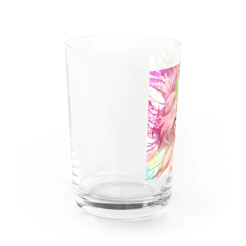 眠気限界のオリジナルキャラクター:あしぶえ Water Glass :left