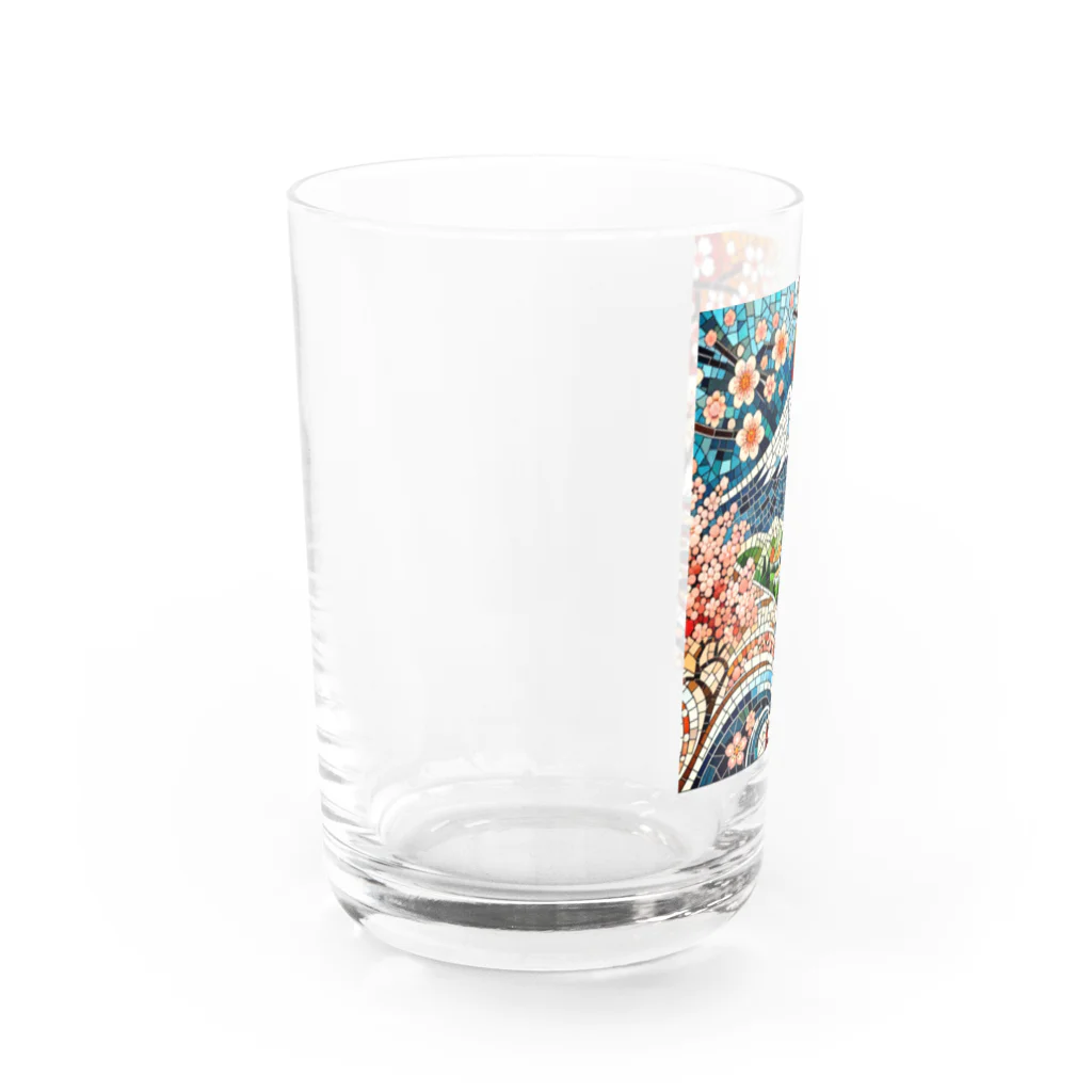 kageblogの日本の伝統と美しさを象徴するモザイクアート Water Glass :left