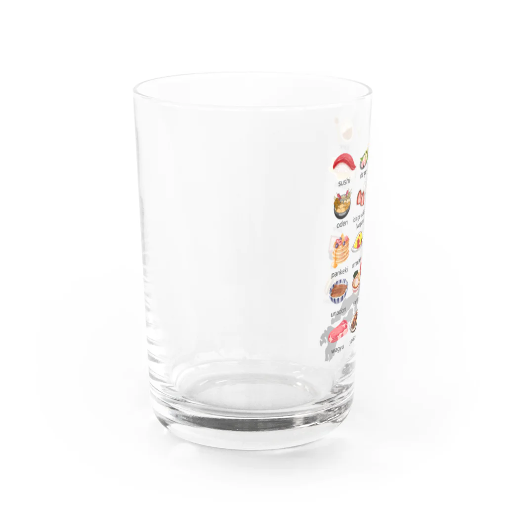 CyberArmadilloの日本グルメ Water Glass :left