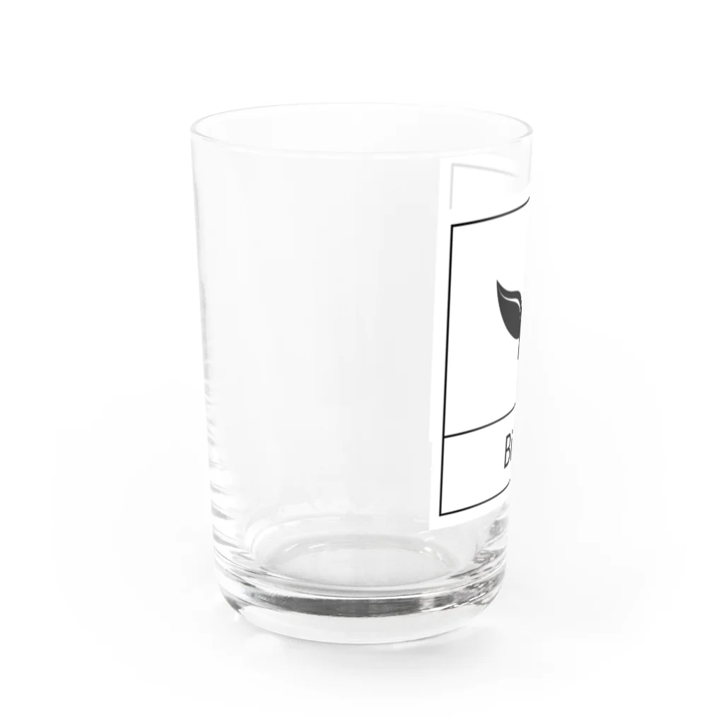 ミニマルくんの四角におさまるBird Water Glass :left