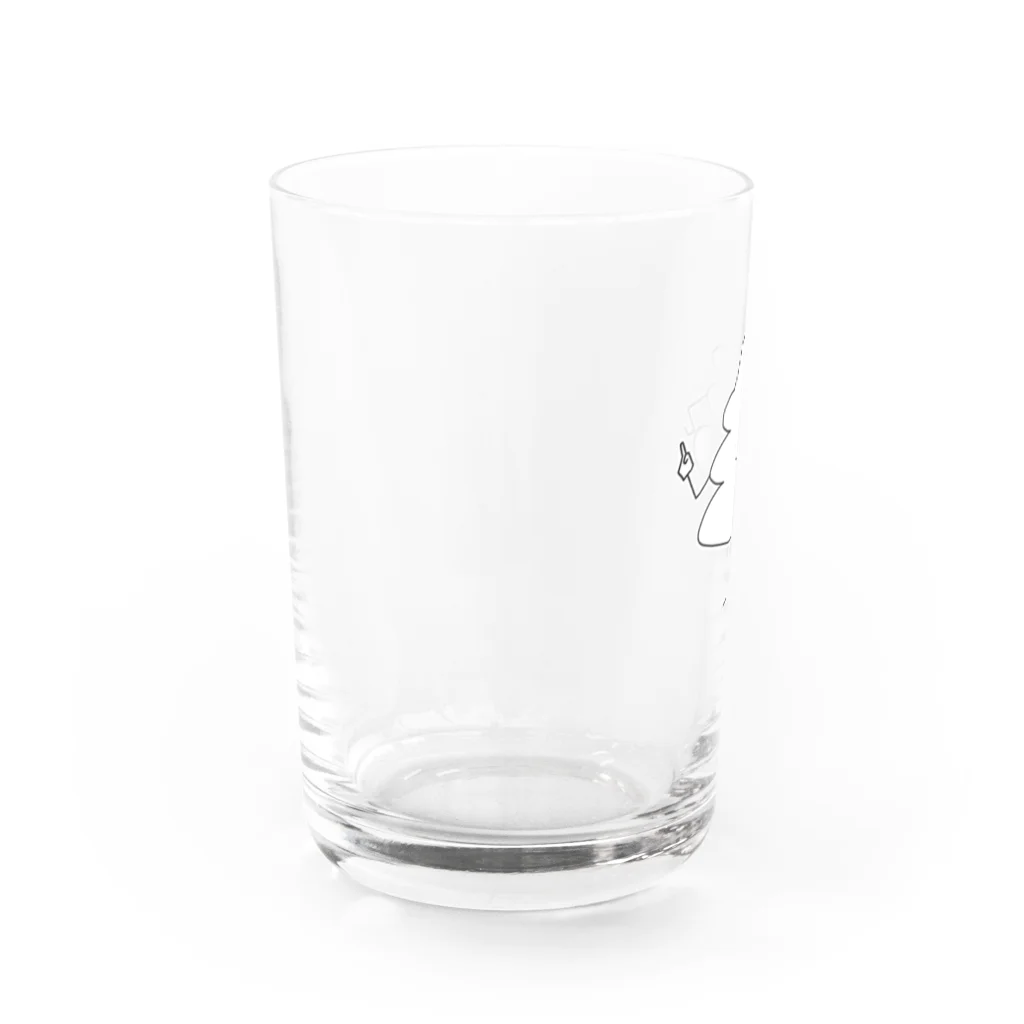 ソフトクリーム屋さんのソフトクリームくん Water Glass :left
