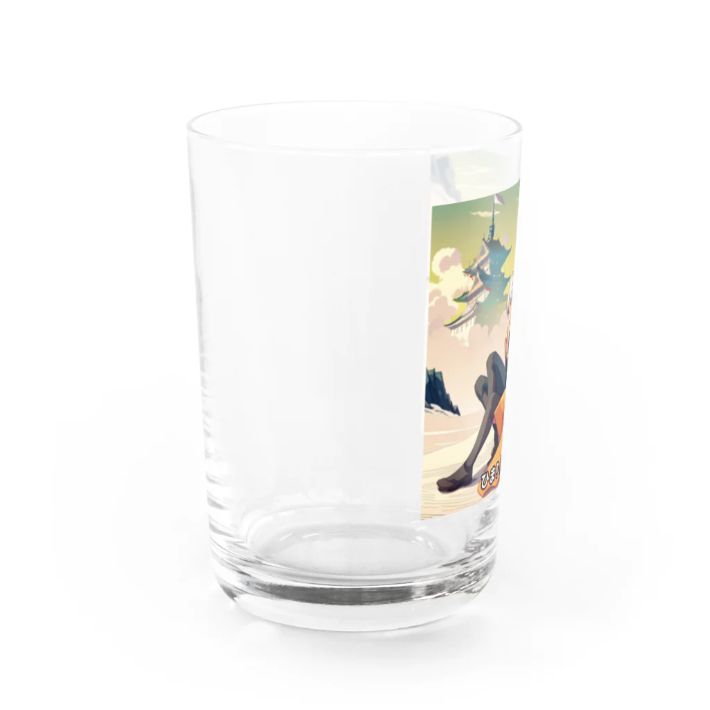 AI美女王国のドット絵ひまりちゃん Water Glass :left