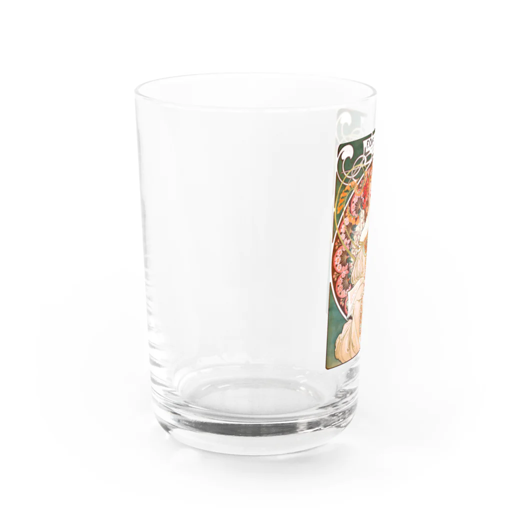 アルフォンス・ミュシャ　　グッズ専門店のアルフォンス・ミュシャ　夢想 Water Glass :left