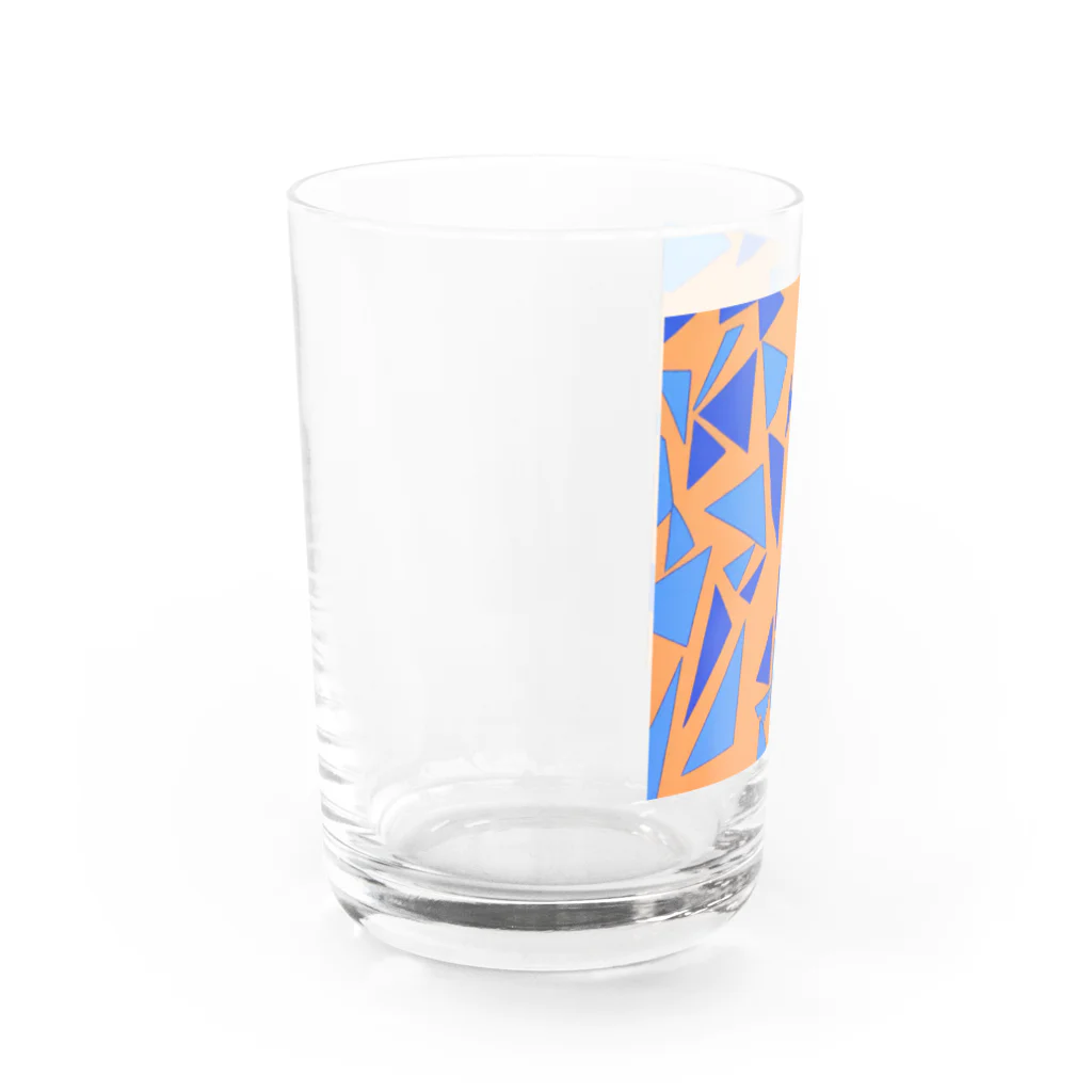 理系大学院生の出力のteal orange Water Glass :left