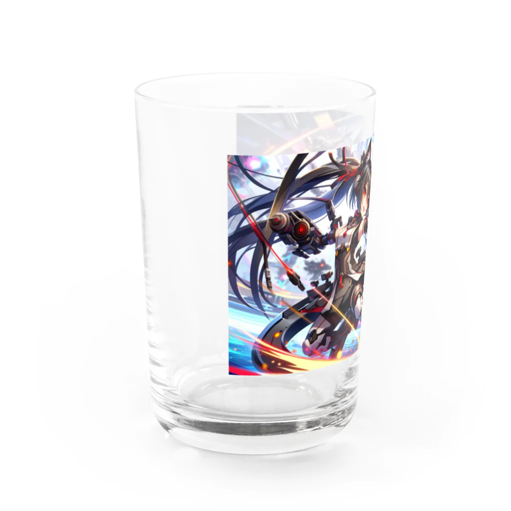 かわいい娘ショップのケモミミメカ少女 Water Glass :left