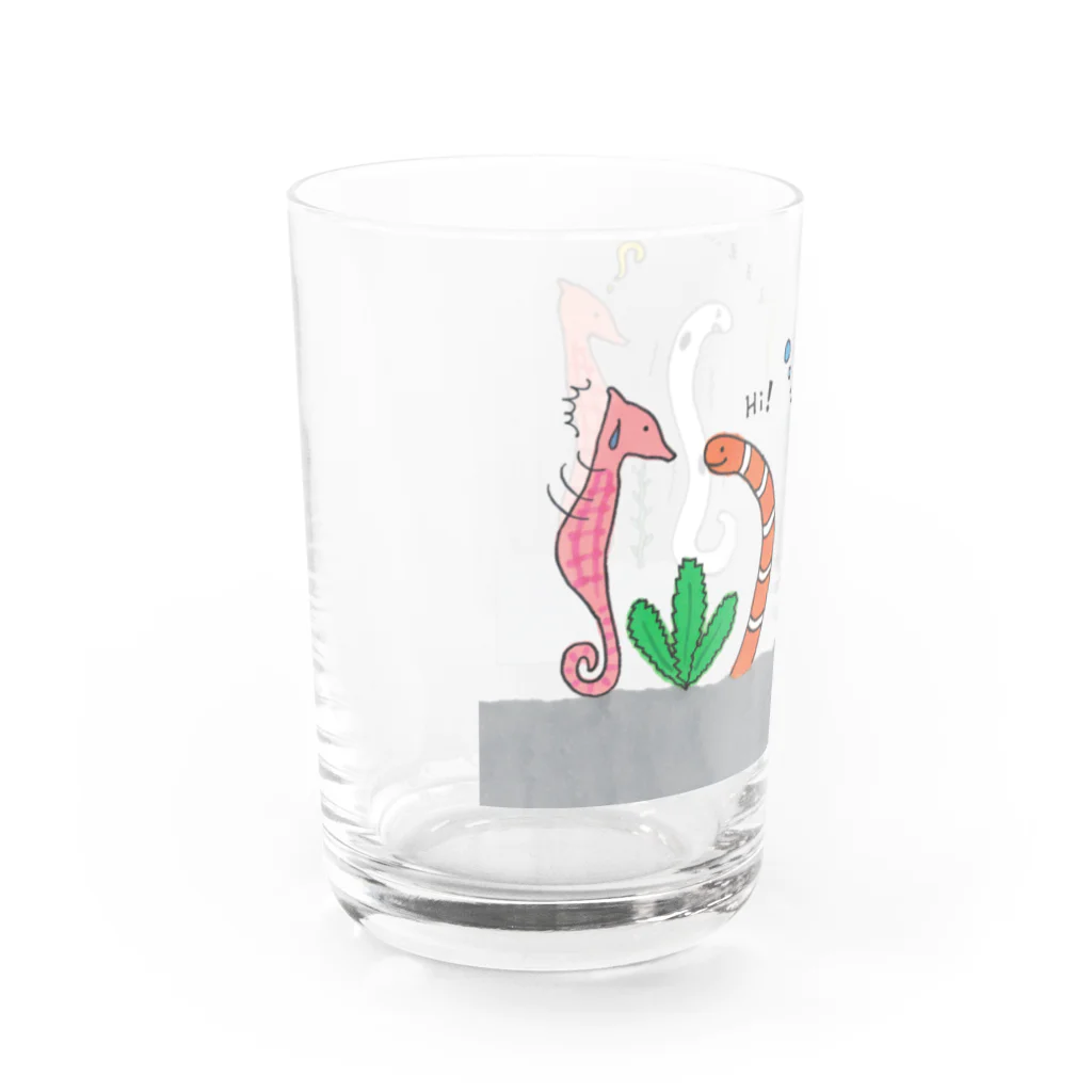 森図鑑の[森図鑑] 仲間に入れて（背景なし） Water Glass :left