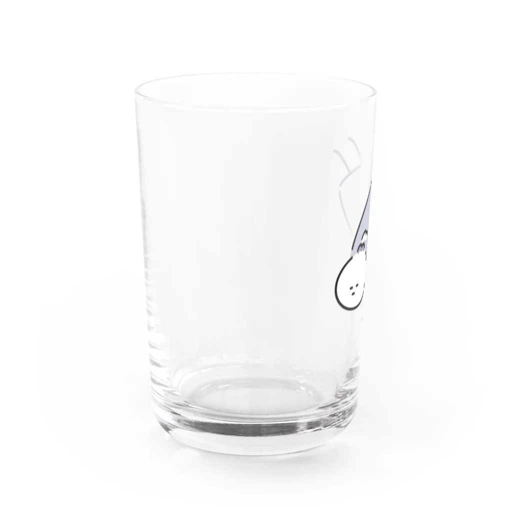 モゴモゴSHOPの起きれんのよ Water Glass :left