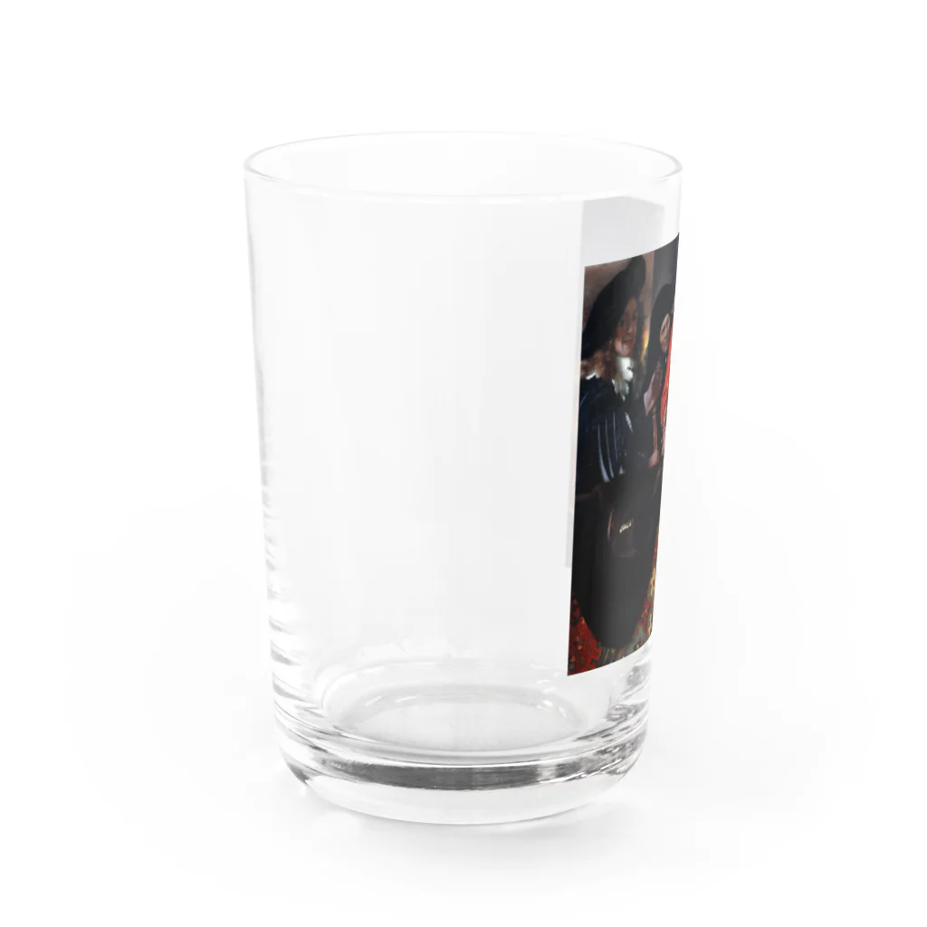 世界美術商店の取り持ち女 / The Procuress Water Glass :left