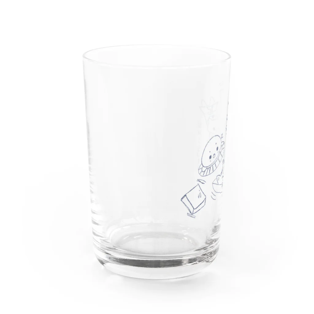 ぬいぐるみスタジオのみんなで泳ごうシリーズ Water Glass :left