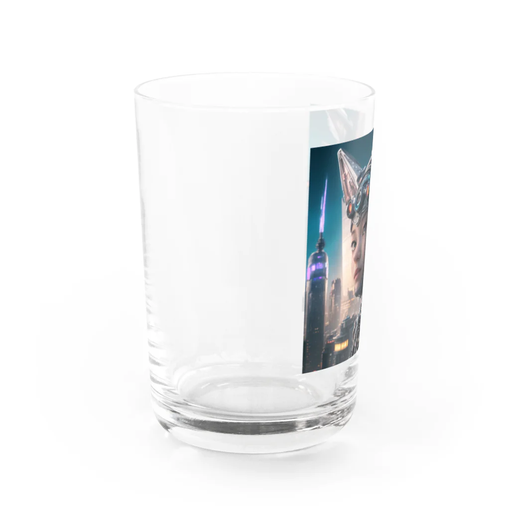 ZZRR12の「ミューズキャット」 Water Glass :left