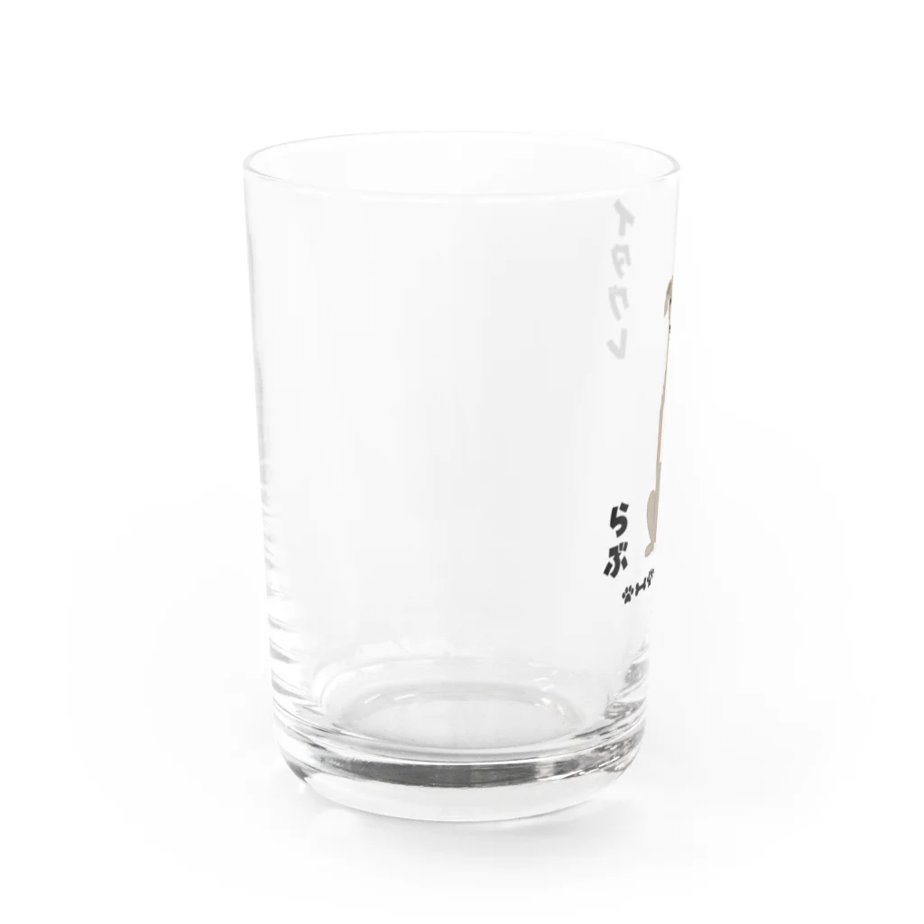 わんだーぱうだーのイタグレらぶ Water Glass :left