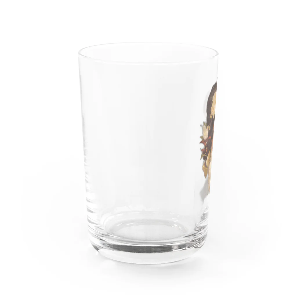 Antiqueの白薔薇 Water Glass :left