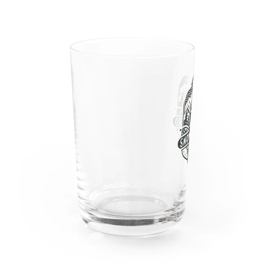 shiba9のスノーボーダー Water Glass :left