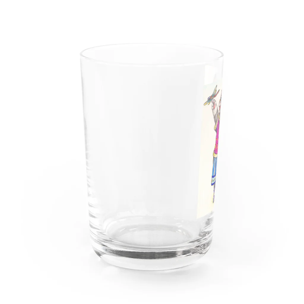 BIG BEARSのねことトンボ Water Glass :left