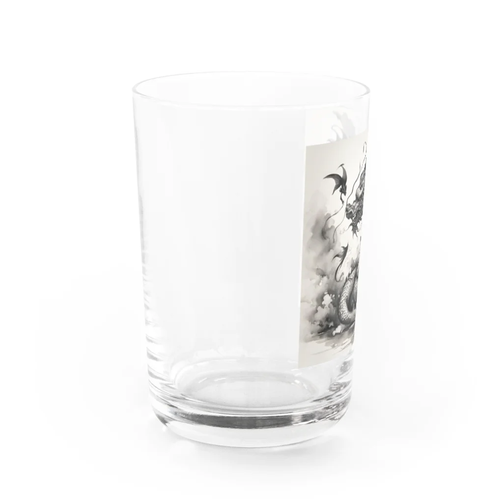 070-7412-0063の舞龍 Water Glass :left