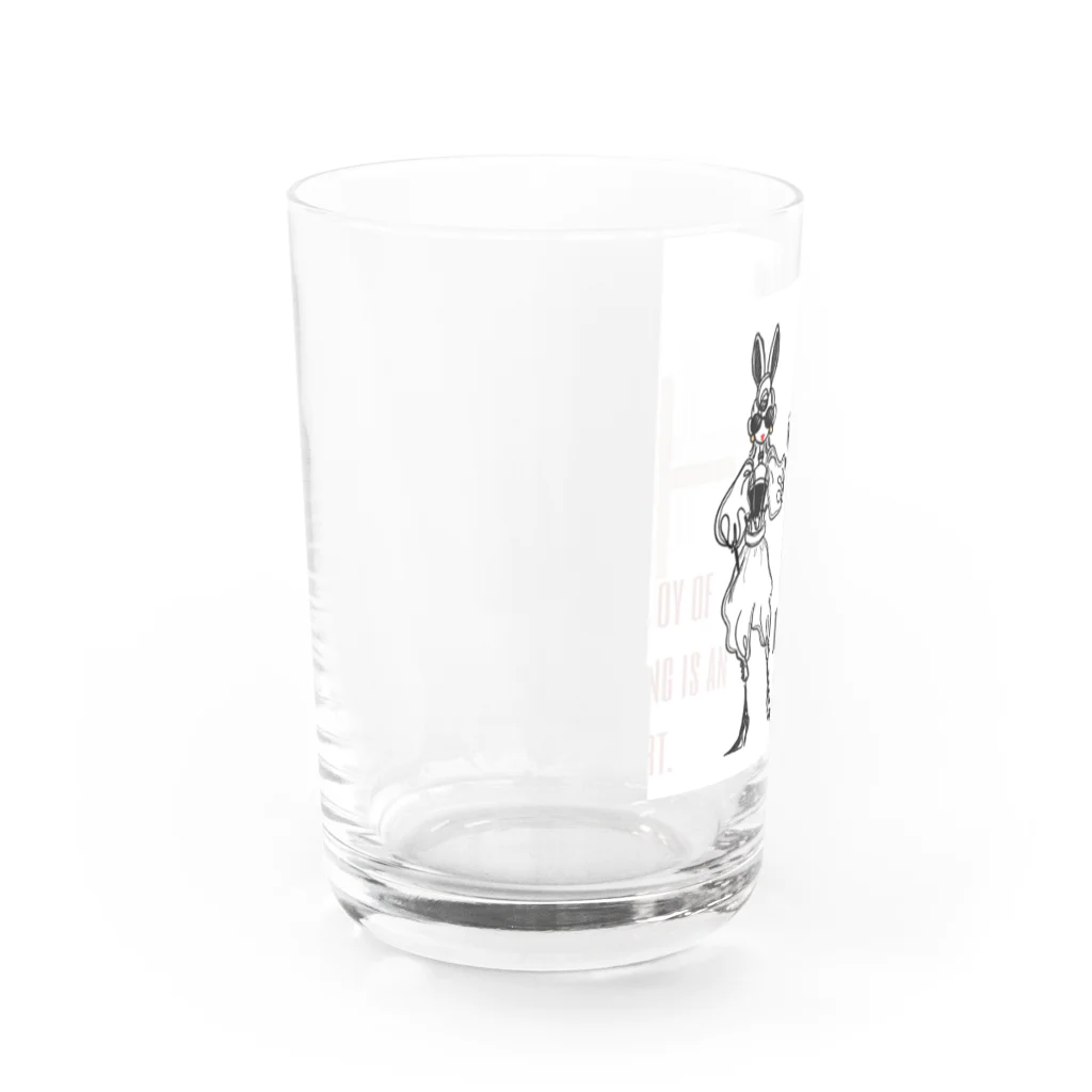 ＋CARABBIのファンキーうさLOVEガール♪ Water Glass :left