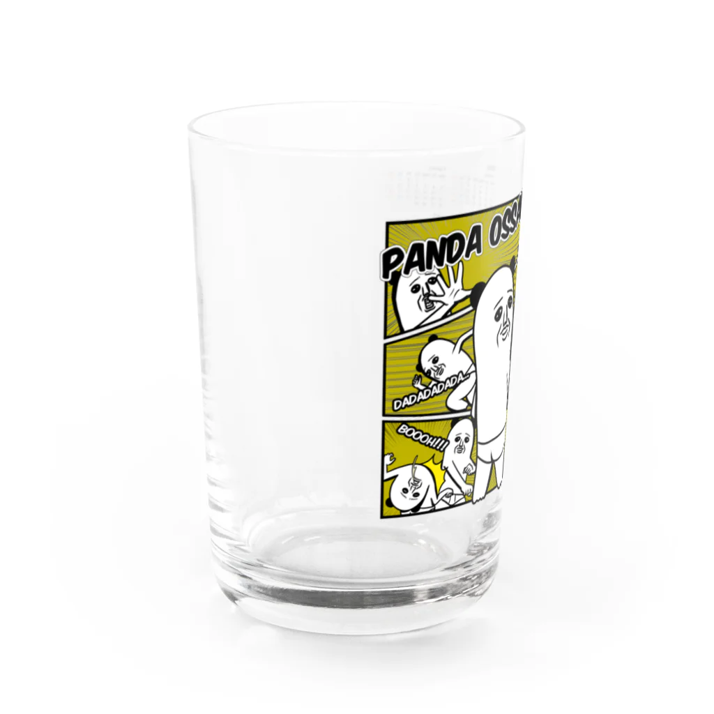 mamezoの2024年パンダおっさんカレンダー Water Glass :left