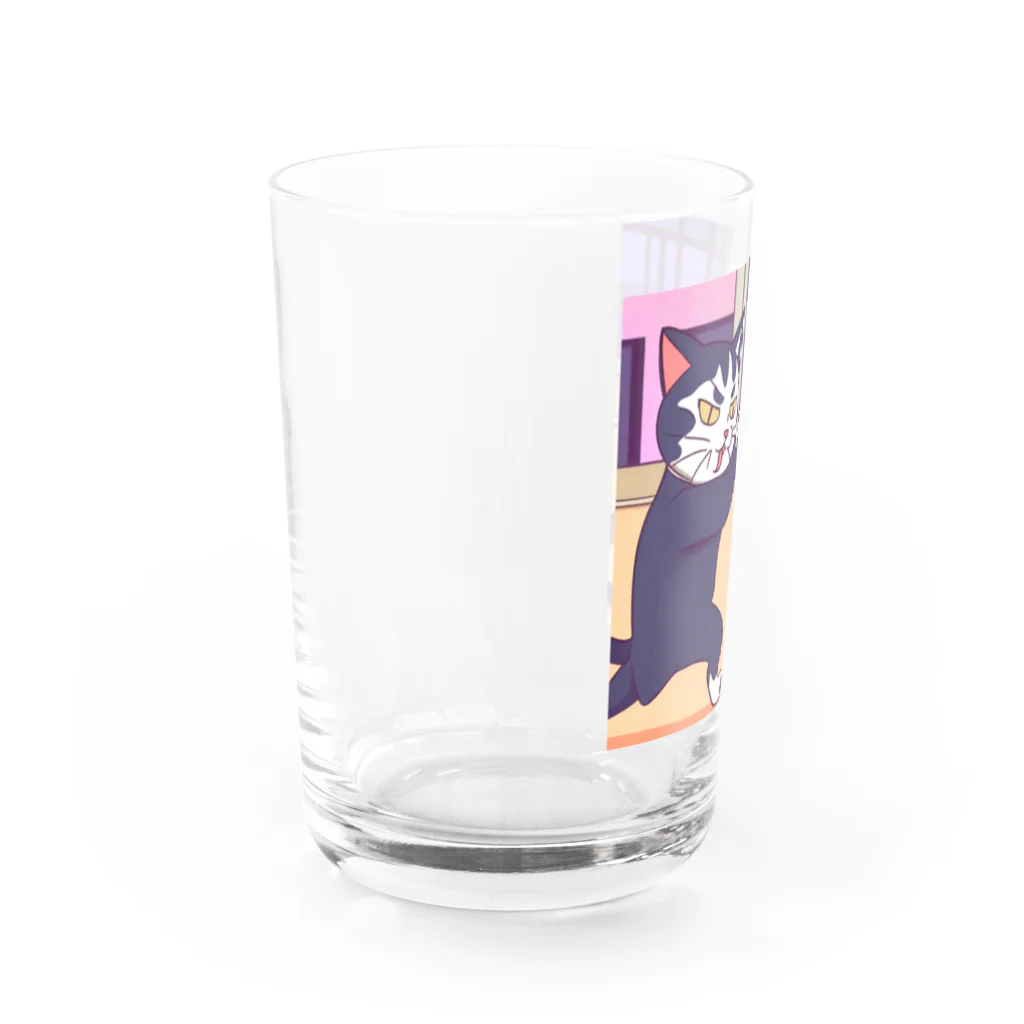 ブギーズのタイマン猫 Water Glass :left