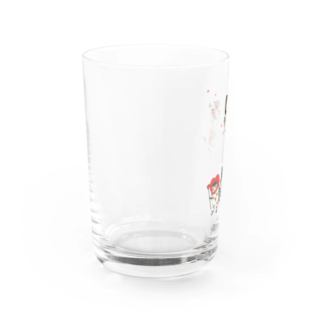 群青のはなまる園企画　不思議の国のトランプ兵ver.先生たち Water Glass :left