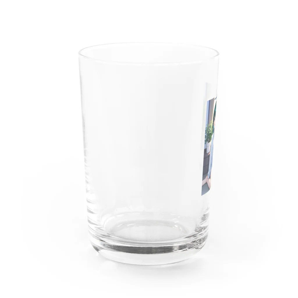 AI美女王国のドット絵あいちゃん Water Glass :left