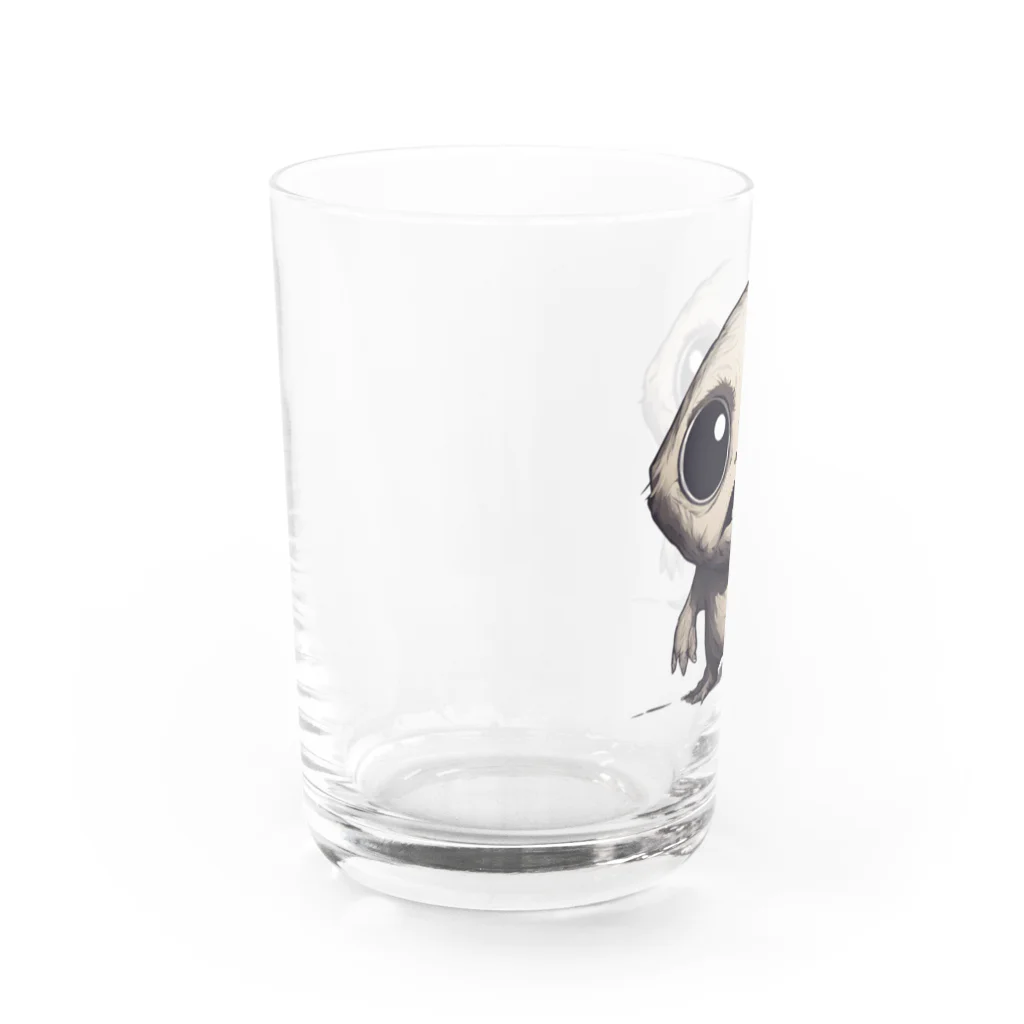 かわいい女の子とシュールな絵の擬態キノコ Water Glass :left