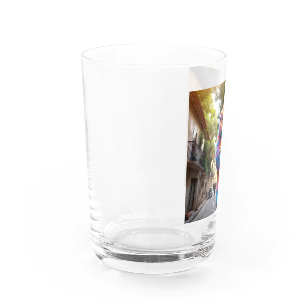 ニャーちゃんショップの絶対落ちないのニャ😺 Water Glass :left