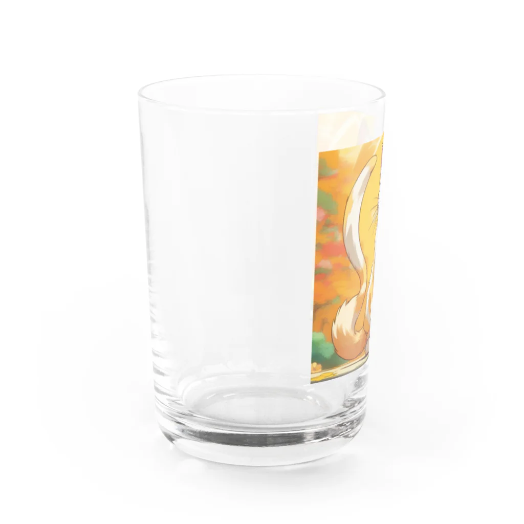 hana-monの希望の猫 Water Glass :left