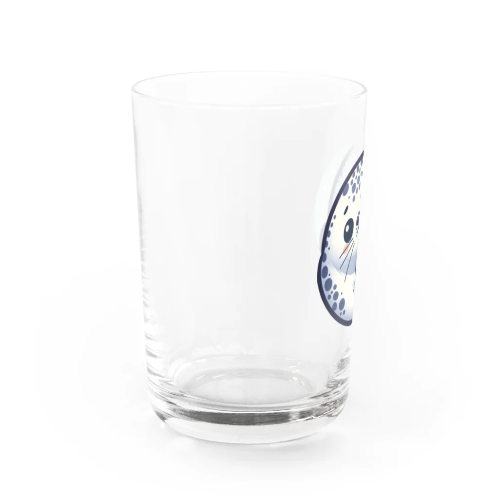 mitsu5872のゴマフの愛らしい日々 Water Glass :left