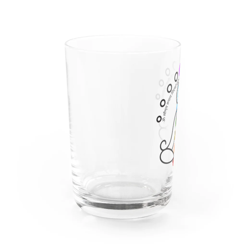 CyberArmadilloの水星のガヤトリマントラ Water Glass :left