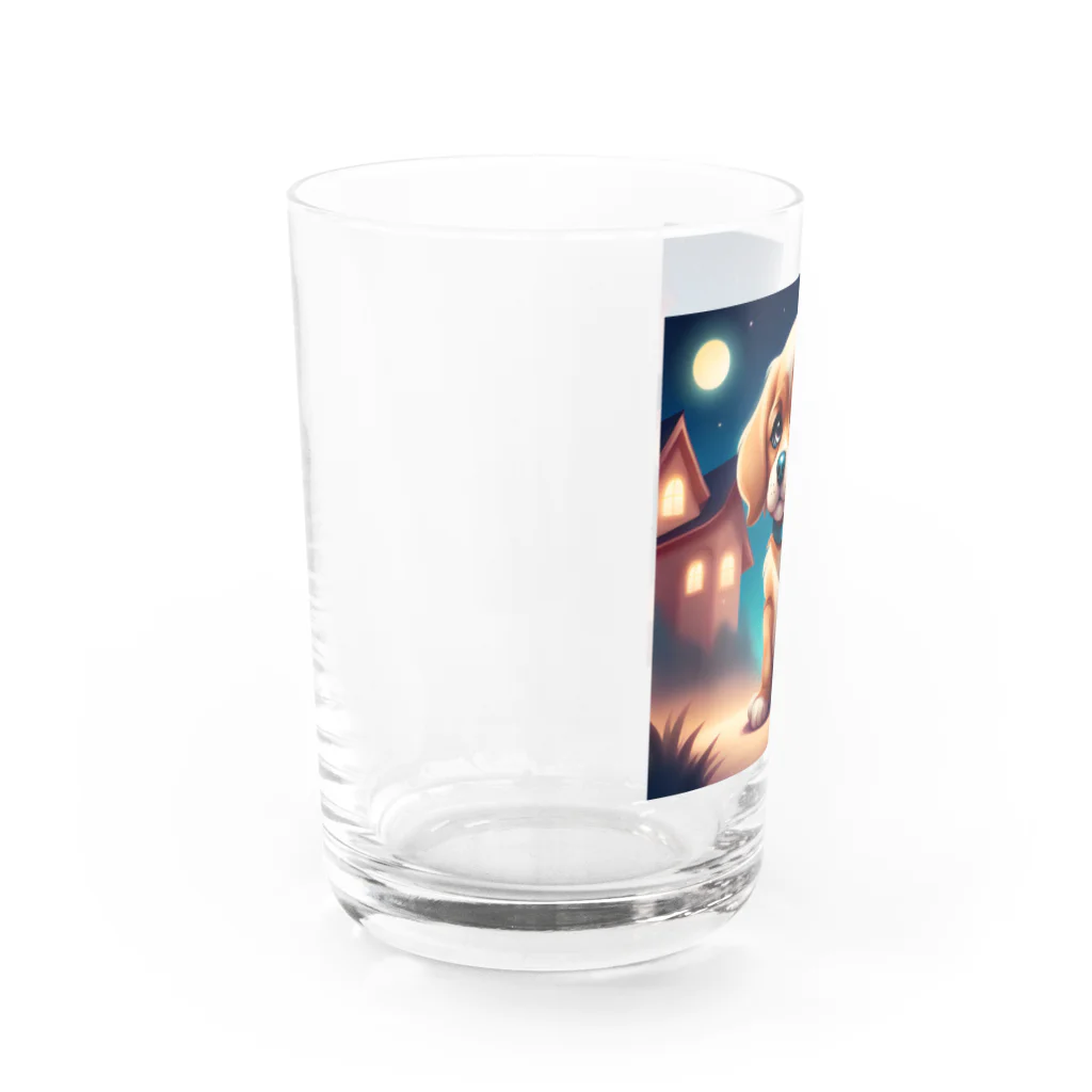 manmaru2315のかわいい犬＃４ Water Glass :left