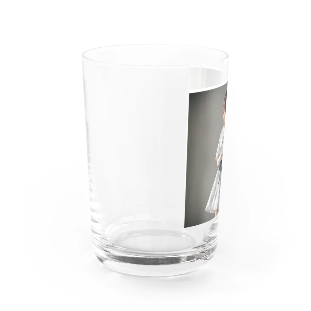yusuke.shop1の物思いにふける女の子 Water Glass :left
