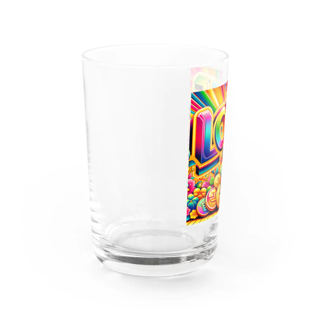 DesignDreamerの光輝く福招き猫 Water Glass :left