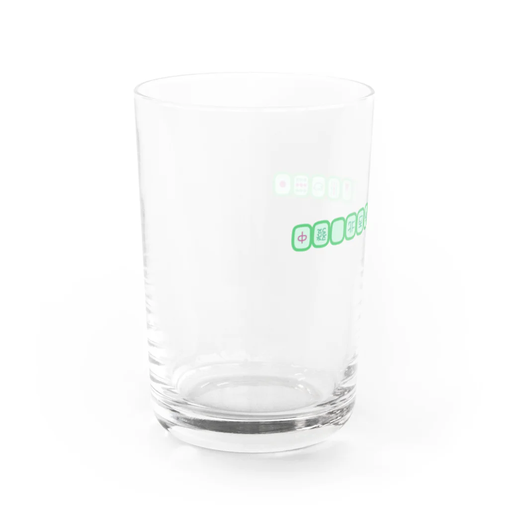 翠笑宴のさかさま国士無双ちゃん Water Glass :left