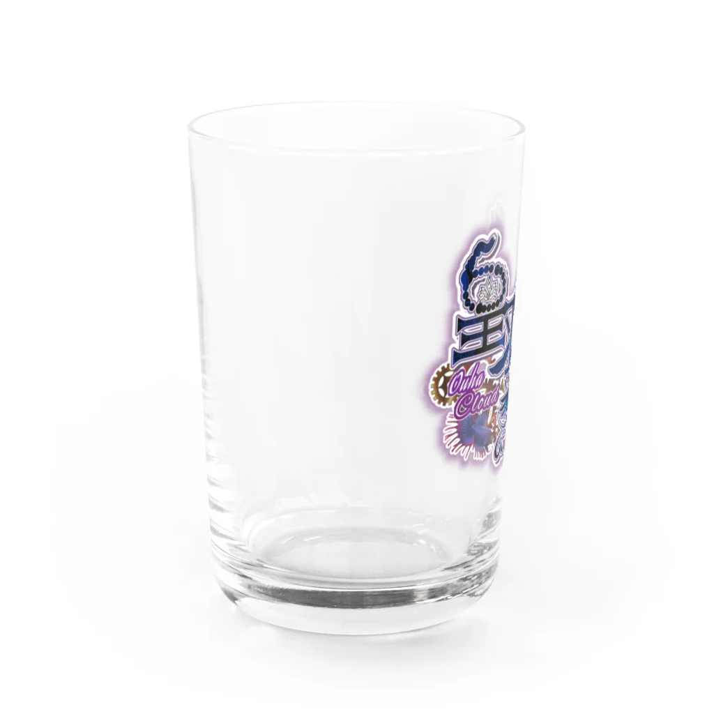 COSMOSの蔵人ネームロゴ Water Glass :left