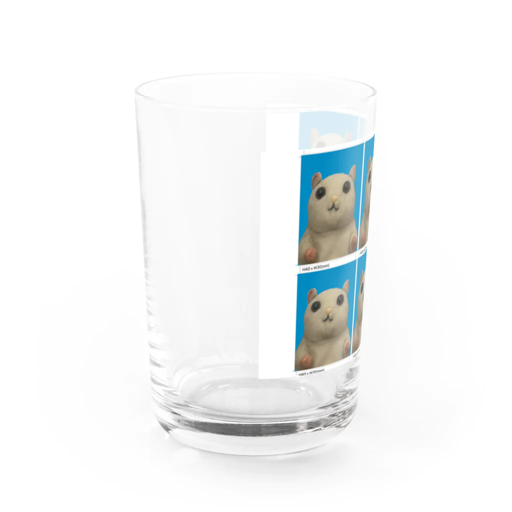 wagamamameerkatのさえ_証明 Water Glass :left